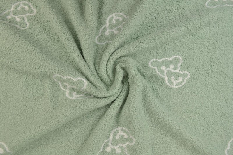 Teddy badstof geborduurd