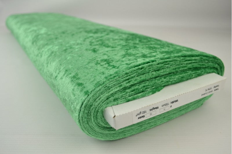 Velours de panne - Groen