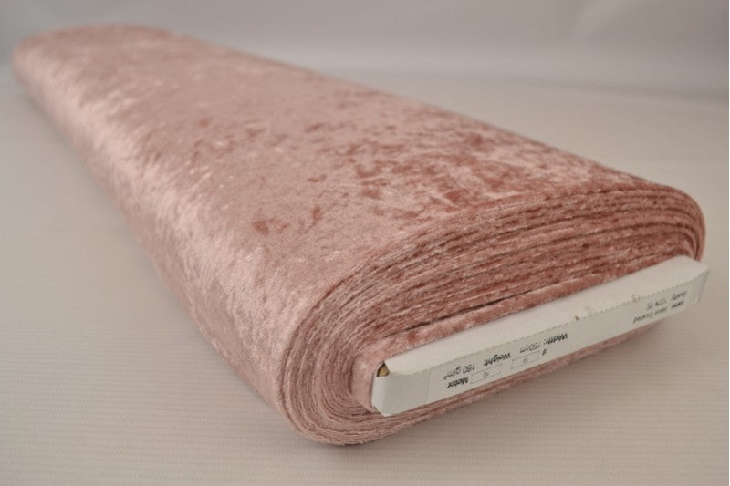 Velours de panne - Oud roze