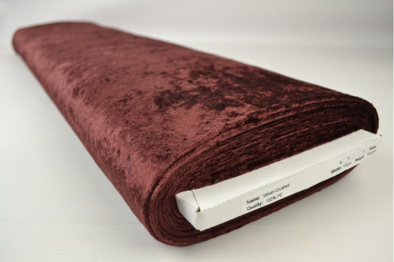 Velours de panne - Bruin