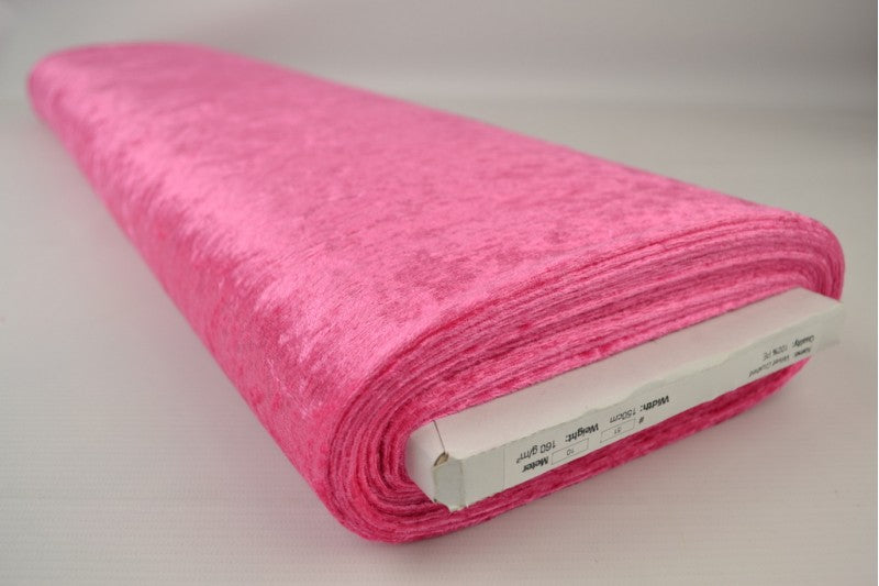 Velours de panne - Fuchsia