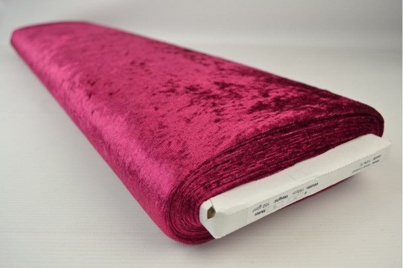 Velours de panne - Bordeaux rood